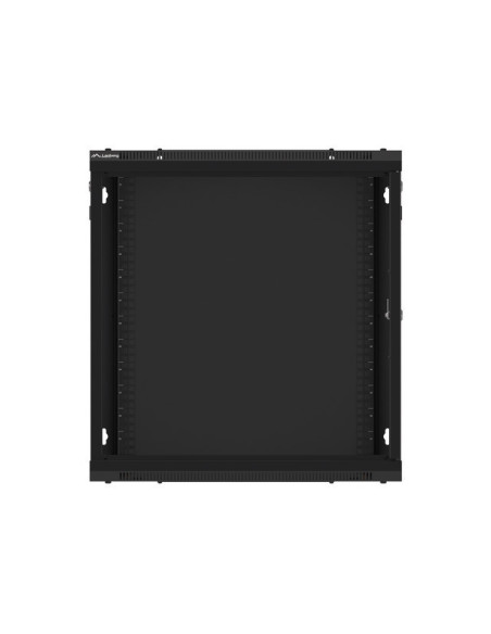 LANBERG RACKOVÁ SKRIŇA 19" NÁSTENNÁ 12U/600X600 PRO VLASTNÚ MONTÁŽ S KOVOVÝMI DVERAMI ČIERNA