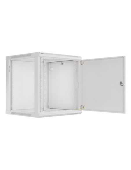 LANBERG RACKOVÁ SKRIŇA 19" NÁSTENNÁ 12U/600X600 PRO VLASTNÚ MONTÁŽ S KOVOVÝMI DVERAMI ŠEDÁ