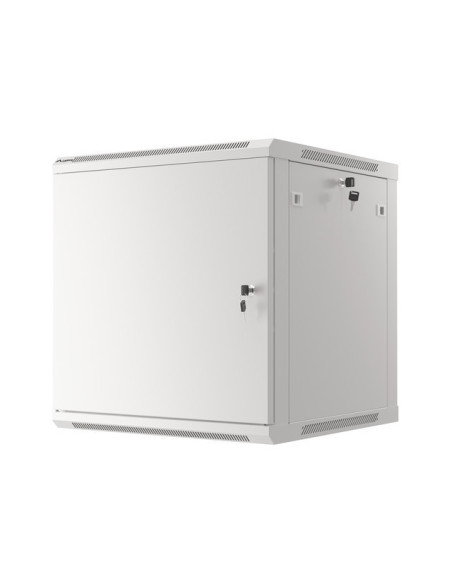 LANBERG RACKOVÁ SKRIŇA 19" NÁSTENNÁ 12U/600X600 PRO VLASTNÚ MONTÁŽ S KOVOVÝMI DVERAMI ŠEDÁ