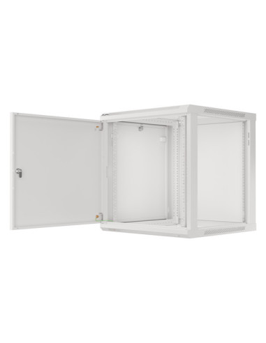 LANBERG RACKOVÁ SKRIŇA 19" NÁSTENNÁ 12U/600X600 PRO VLASTNÚ MONTÁŽ S KOVOVÝMI DVERAMI ŠEDÁ