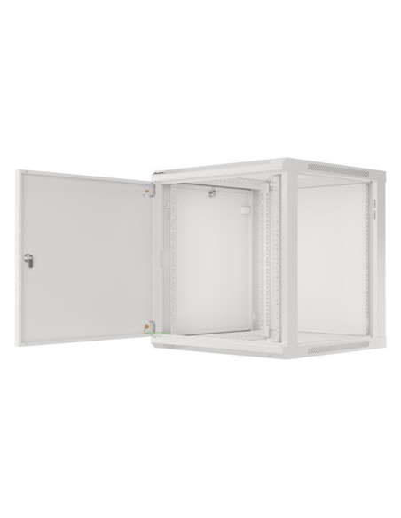 LANBERG RACKOVÁ SKRIŇA 19" NÁSTENNÁ 12U/600X600 PRO VLASTNÚ MONTÁŽ S KOVOVÝMI DVERAMI ŠEDÁ