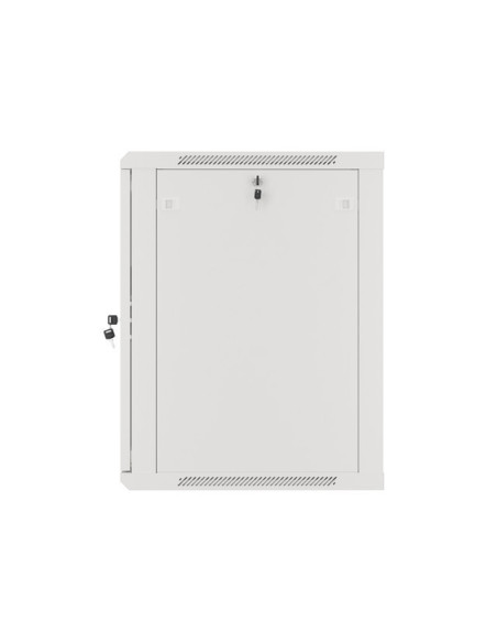 LANBERG 19" RACKOVÁ SKRIŇA PRO MONTÁŽ NA STENU 15U/600X600 (FLAT PACK) S PROSKLENÝMI DVERAMI ŠEDÁ V2c