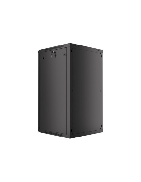 LANBERG 19" RACKOVÁ SKRIŇA PRO MONTÁŽ NA STENU 22U/600X600 (FLAT PACK) ČIERNA V2