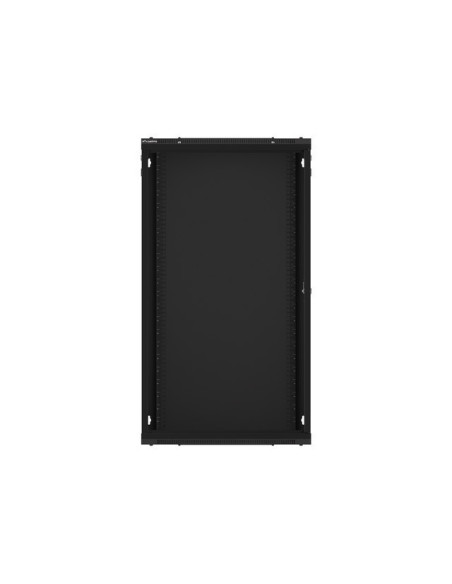 LANBERG 19" RACKOVÁ SKRIŇA PRO MONTÁŽ NA STENU 22U/600X600 (FLAT PACK) ČIERNA V2