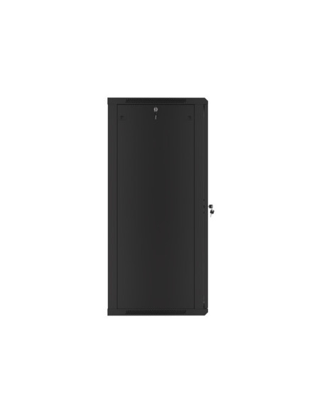 LANBERG 19" RACKOVÁ SKRIŇA PRO MONTÁŽ NA STENU 27U/600X600 (FLAT PACK) ČIERNA V2