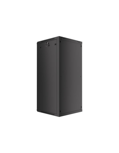LANBERG 19" RACKOVÁ SKRIŇA PRO MONTÁŽ NA STENU 27U/600X600 (FLAT PACK) ČIERNA V2
