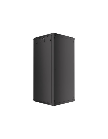 LANBERG 19" RACKOVÁ SKRIŇA PRO MONTÁŽ NA STENU 27U/600X600 (FLAT PACK) ČIERNA V2