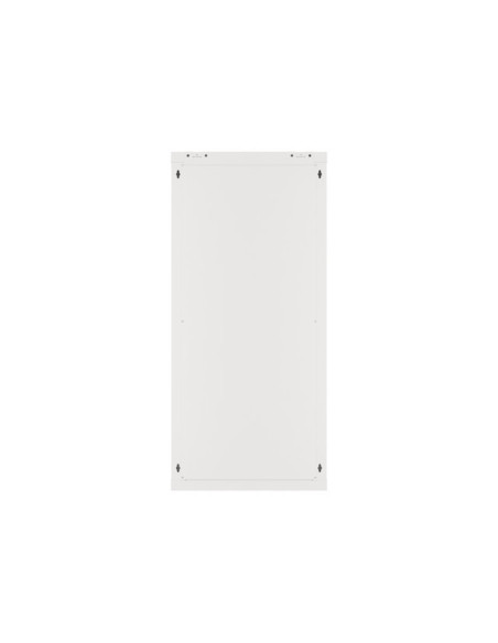 LANBERG RACKOVÁ SKRIŇA 19" NÁSTENNÁ 27U/600X600 (FLAT PACK) S PRESKLENÝMI DVERAMI ŠEDÁ V2