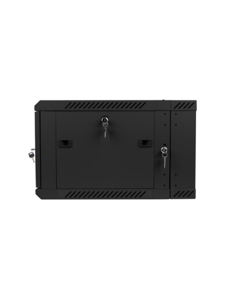 LANBERG RACKOVÁ SKRIŇA 19" DVOJDIELNA NÁSTENNÁ 6U/600X600 (FLAT PACK) ČIERNA