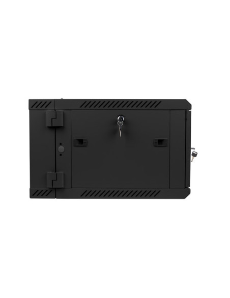 LANBERG RACKOVÁ SKRIŇA 19" DVOJDIELNA NÁSTENNÁ 6U/600X600 (FLAT PACK) ČIERNA