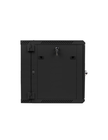 LANBERG RACKOVÁ SKRIŇA 19" DVOJDIELNA NÁSTENNÁ 12U/600X600 (FLAT PACK) ČIERNA