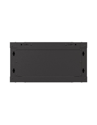 LANBERG RACKOVÁ SKRIŇA 19" NÁSTENNÁ 4U/540X350 (FLAT PACK) S PRESKLENÝMI DVERMI ČIERNA