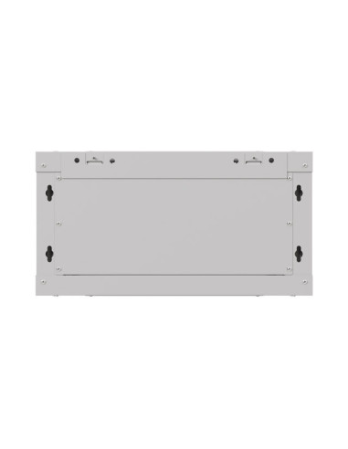 LANBERG RACKOVÁ SKRIŇA 19" NÁSTENNÁ 4U/540X350 (FLAT PACK) S PRESKLENÝMI DVERAMI ŠEDÁ