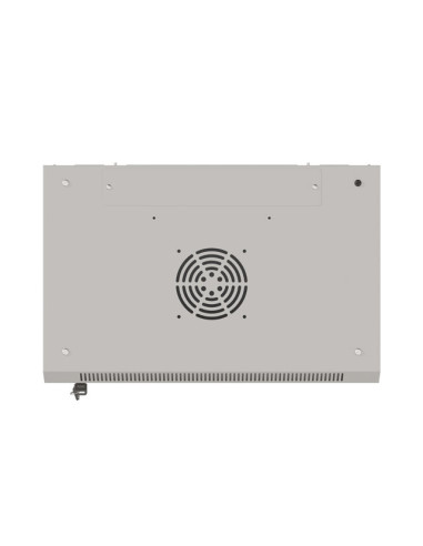 LANBERG 19" RACKOVÁ SKRIŇA PRO MONTÁŽ NA STENU 6U/540X350 (FLAT PACK) S PROSKLENÝMI DVERAMI ŠEDÁ