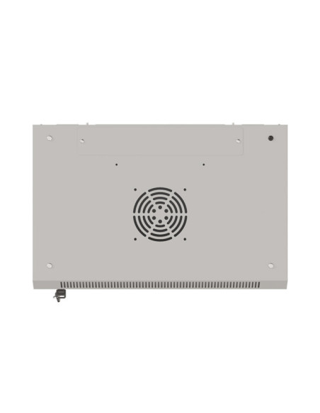 LANBERG 19" RACKOVÁ SKRIŇA PRO MONTÁŽ NA STENU 6U/540X350 (FLAT PACK) S PROSKLENÝMI DVERAMI ŠEDÁ