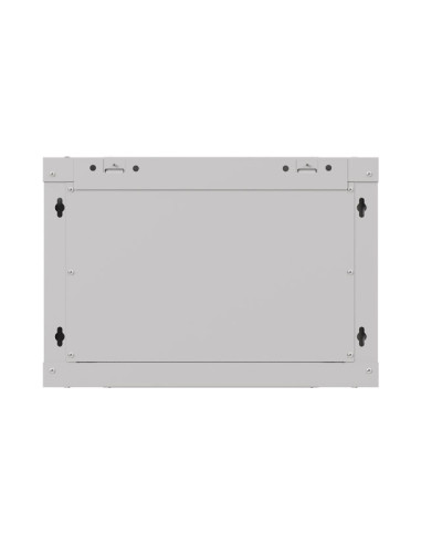 LANBERG 19" RACKOVÁ SKRIŇA PRO MONTÁŽ NA STENU 6U/540X350 (FLAT PACK) S PROSKLENÝMI DVERAMI ŠEDÁ