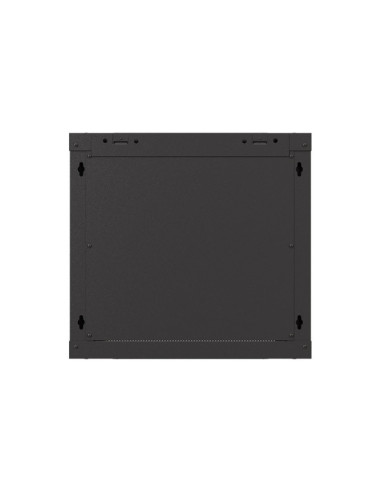 LANBERG 19" RACKOVÁ SKRIŇA PRO MONTÁŽ NA STENU 9U/540X350 (FLAT PACK) S PROSKLENÝMI DVERMI ČIERNA