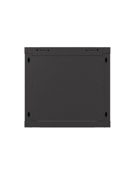 LANBERG 19" RACKOVÁ SKRIŇA PRO MONTÁŽ NA STENU 9U/540X350 (FLAT PACK) S PROSKLENÝMI DVERMI ČIERNA