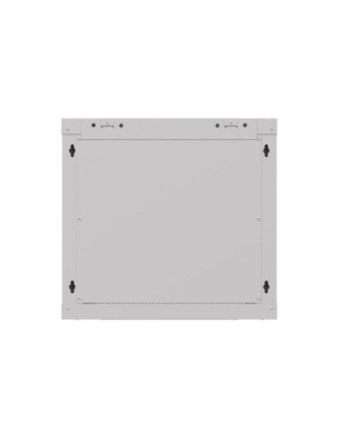 LANBERG 19" RACKOVÁ SKRIŇA PRO MONTÁŽ NA STENU 9U/540X350 (FLAT PACK) S PROSKLENÝMI DVERAMI ŠEDÁ