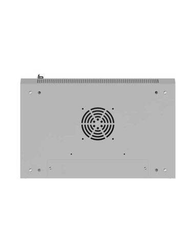 LANBERG 19" RACKOVÁ SKRIŇA 12U/540X350 (FLAT PACK) S PRESKLENÝMI DVERAMI ŠEDÁ