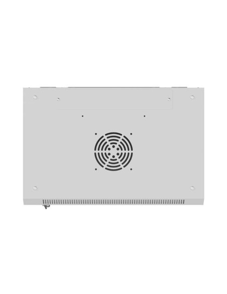 LANBERG 19" RACKOVÁ SKRIŇA 12U/540X350 (FLAT PACK) S PRESKLENÝMI DVERAMI ŠEDÁ