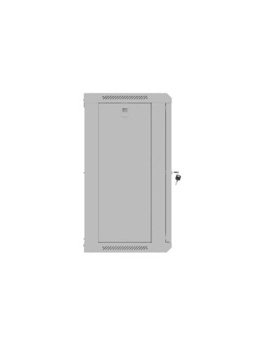 LANBERG 19" RACKOVÁ SKRIŇA 12U/540X350 (FLAT PACK) S PRESKLENÝMI DVERAMI ŠEDÁ