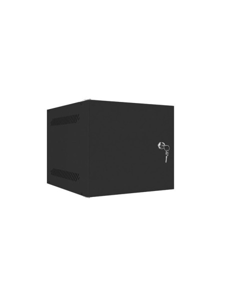 LANBERG RACKOVÁ SKRIŇA 10" NÁSTENNÁ 4U/280X310 PRO VLASTNÚ MONTÁŽ S KOVOVÝMI DVERAMI ČIERNA-FLAT PACK