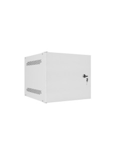 LANBERG RACKOVÁ SKRIŇA 10" NÁSTENNÁ 4U/280X310 PRO VLASTNÚ MONTÁŽ S KOVOVÝMI DVERAMI ŠEDÁ -FLAT PACK