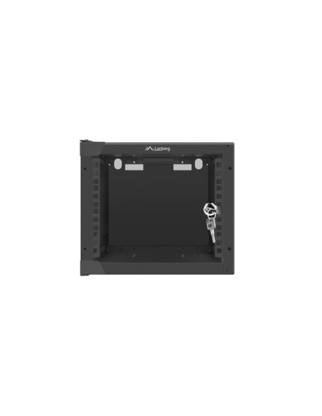LANBERG RACKOVÁ SKRIŇA 10" NÁSTENNÁ 4U/280X310 (FLAT PACK) S PRESKLENÝMI DVERMI ČIERNA