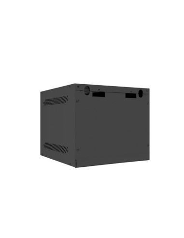LANBERG RACKOVÁ SKRIŇA 10" NÁSTENNÁ 4U/280X310 (FLAT PACK) S PRESKLENÝMI DVERMI ČIERNA