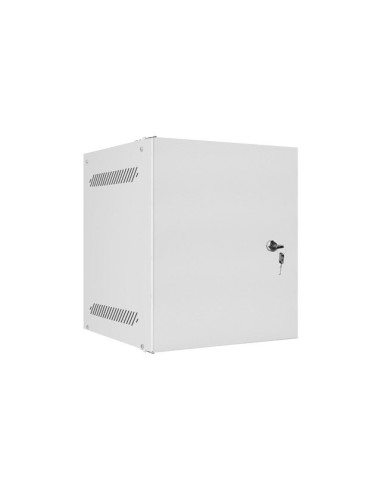 LANBERG RACKOVÁ SKRIŇA 10" PRO MONTÁŽ NA STENU 6U/280X310 PRO VLASTNÚ MONTÁŽ S KOVOVÝMI DVERAMI ŠEDÁ