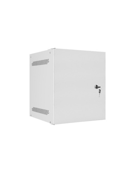LANBERG RACKOVÁ SKRIŇA 10" PRO MONTÁŽ NA STENU 6U/280X310 PRO VLASTNÚ MONTÁŽ S KOVOVÝMI DVERAMI ŠEDÁ