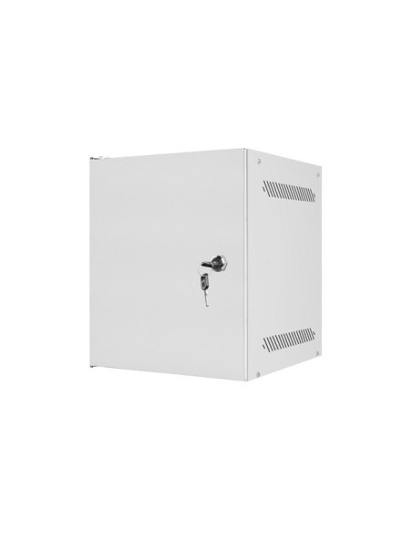 LANBERG RACKOVÁ SKRIŇA 10" PRO MONTÁŽ NA STENU 6U/280X310 PRO VLASTNÚ MONTÁŽ S KOVOVÝMI DVERAMI ŠEDÁ