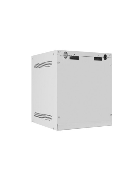 LANBERG RACKOVÁ SKRIŇA 10" NÁSTENNÁ 6U/280X310 (FLAT PACK) S PRESKLENÝMI DVERMI ŠEDÁ