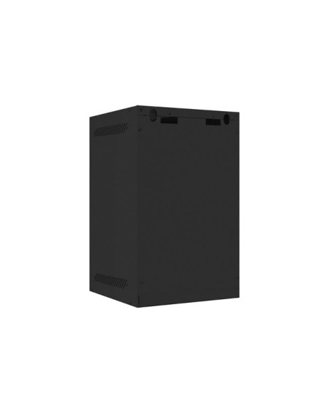 LANBERG RACKOVÁ SKRIŇA 10" PRO MONTÁŽ NA STENU 9U/280X310 PRO VLASTNÚ MONTÁŽ S KOVOVÝMI DVERAMI ČIERNA