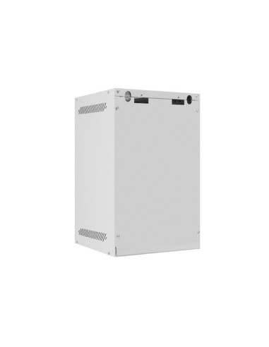 LANBERG RACKOVÁ SKRIŇA 10" PRO MONTÁŽ NA STENU 9U/280X310 PRO VLASTNÚ MONTÁŽ S KOVOVÝMI DVERAMI ŠEDÁ