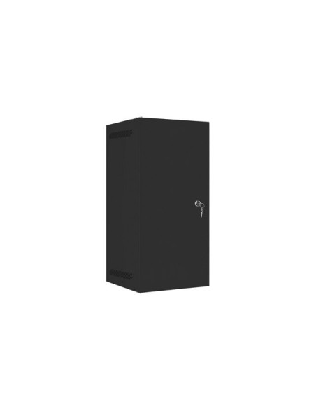 LANBERG RACKOVÁ SKRIŇA 10" NÁSTENNÁ 12U/280X310 PRO VLASTNÚ MONTÁŽ S KOVOVÝMI DVERAMI ČIERNA-FLAT PACK