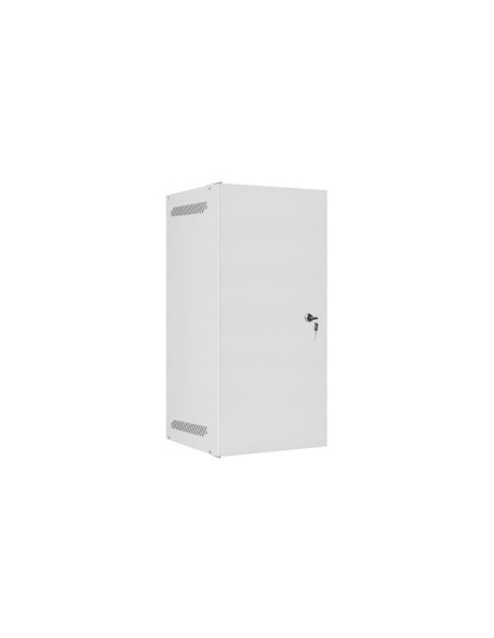 LANBERG RACKOVÁ SKRIŇA 10" NÁSTENNÁ 12U/280X310 PRO VLASTNÚ MONTÁŽ S KOVOVÝMI DVERAMI ŠEDÁ-FLAT PACK