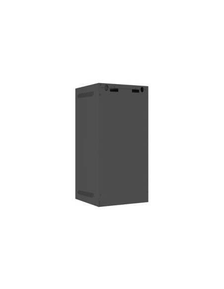 LANBERG RACKOVÁ SKRIŇA 10" NÁSTENNÁ 12U/280X310 (FLAT PACK) S PRESKLENÝMI DVERMI ČIERNA