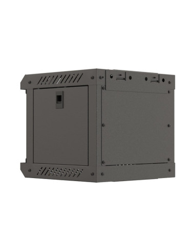 LANBERG RACKOVÁ SKRIŇA 10" NÁSTENNÁ 4U/300X300 (FLAT PACK) S PRESKLENÝMI DVERMI ČIERNA
