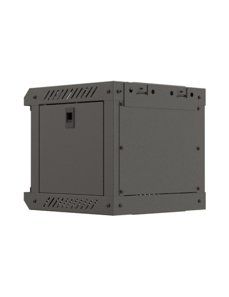 LANBERG RACKOVÁ SKRIŇA 10" NÁSTENNÁ 4U/300X300 (FLAT PACK) S PRESKLENÝMI DVERMI ČIERNA