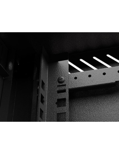 LANBERG RACKOVÁ SKRIŇA 10" NÁSTENNÁ 4U/300X300 (FLAT PACK) S PRESKLENÝMI DVERMI ČIERNA