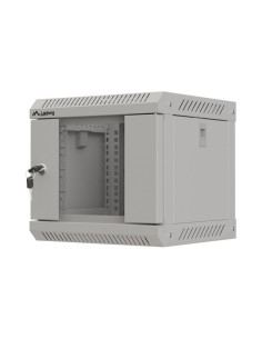 LANBERG RACKOVÁ SKRIŇA 10" NÁSTENNÁ 4U/300X300 (FLAT PACK) S PRESKLENÝMI DVERAMI ŠEDÁ