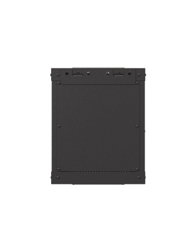 LANBERG RACKOVÁ SKRIŇA 10" PRO MONTÁŽ NA STENU 6U/300X300 (FLAT PACK) S PROSKLENÝMI DVERMI ČIERNA