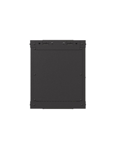 LANBERG RACKOVÁ SKRIŇA 10" PRO MONTÁŽ NA STENU 6U/300X300 (FLAT PACK) S PROSKLENÝMI DVERMI ČIERNA