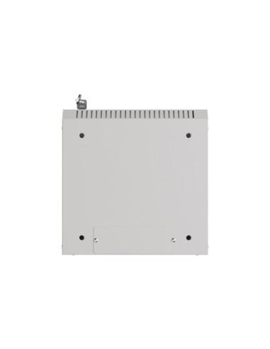 LANBERG RACKOVÁ SKRIŇA 10" NÁSTENNÁ 6U/300X300 (FLAT PACK) S PRESKLENÝMI DVERAMI ŠEDÁ