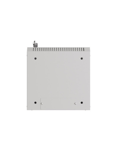 LANBERG RACKOVÁ SKRIŇA 10" NÁSTENNÁ 6U/300X300 (FLAT PACK) S PRESKLENÝMI DVERAMI ŠEDÁ