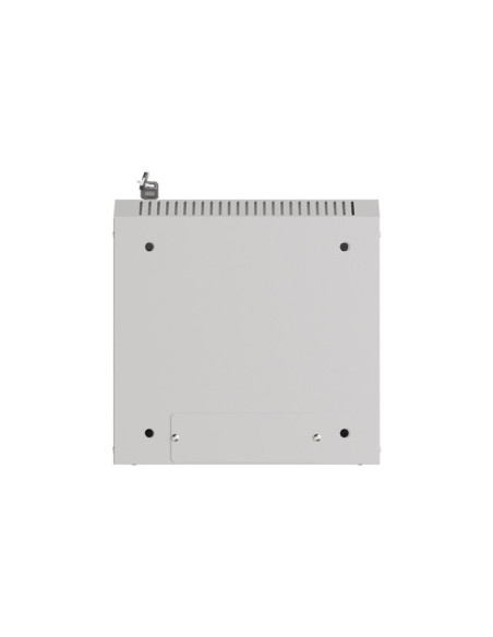 LANBERG RACKOVÁ SKRIŇA 10" NÁSTENNÁ 9U/300X300 (FLAT PACK) S PRESKLENÝMI DVERAMI ŠEDÁ