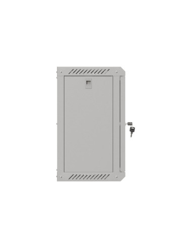 LANBERG RACKOVÁ SKRIŇA 10" NÁSTENNÁ 9U/300X300 (FLAT PACK) S PRESKLENÝMI DVERAMI ŠEDÁ
