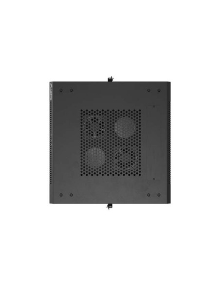 LANBERG INŠTALAČNÝ RACK 19" 15U 600X600 ČIERNE SKLENENÉ DVERE (PLOCHÉ BALENIE)